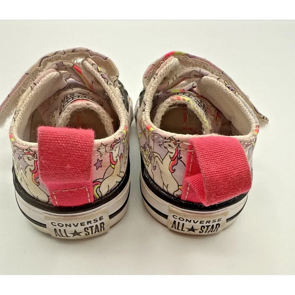 Converse All Star Unicorn Shoes With Loop Straps -‎ Size 2 Infant/Toddler